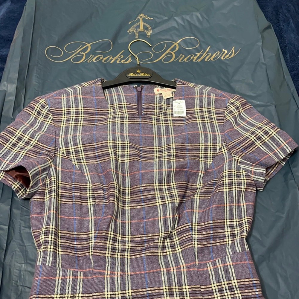 COPY - Brooks brothers plaid dress